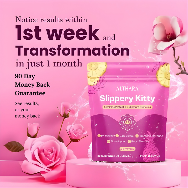 Slippery Kitty Feminine Probiotic + Moisture Gummies™