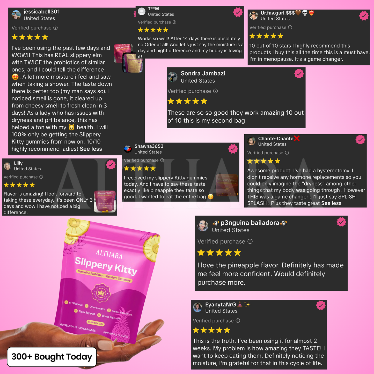 Slippery Kitty Feminine Probiotic + Moisture Gummies™