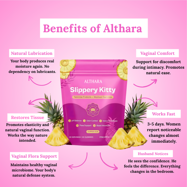 Slippery Kitty Feminine Probiotic + Moisture Gummies™